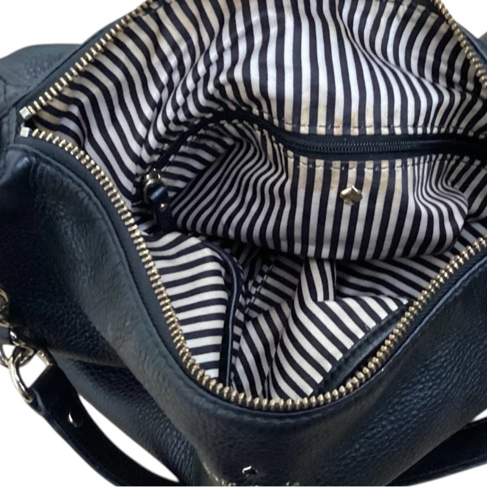 Kate Spade Pine Street Finley Hobo Pebbled Leather Black - Picture 5 of 6
